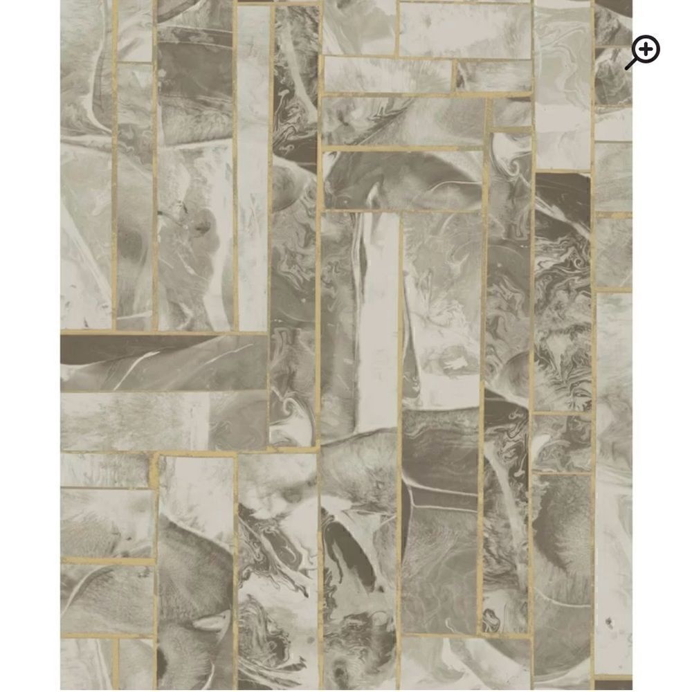 York Wallcoverings, Candice Olson's Natural Splendor, Taupe and Gold, NWT